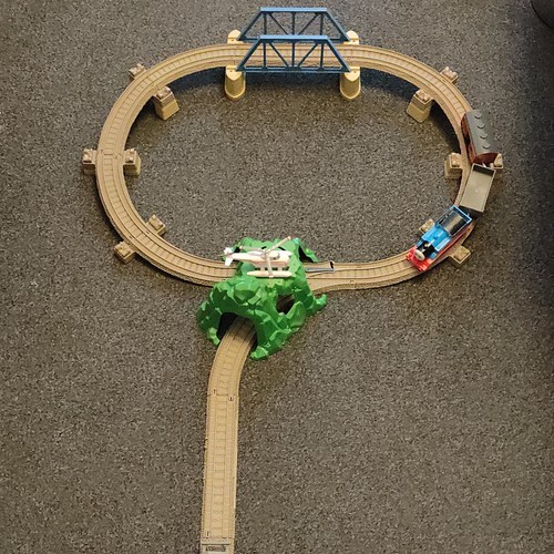 Trackmaster beige track set - trackmaster,